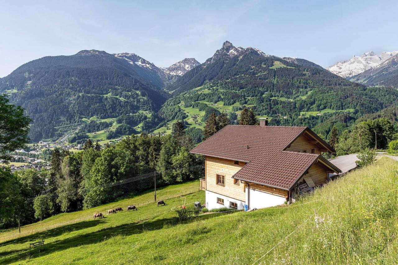Apartamento Haus grüner Wald Bartholomäberg Exterior foto